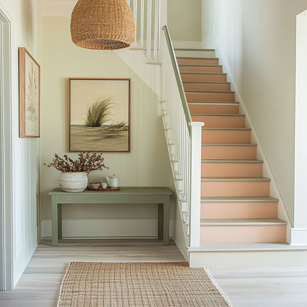 25 Ideas De Escaleras Pintadas Para Transformar Con Color