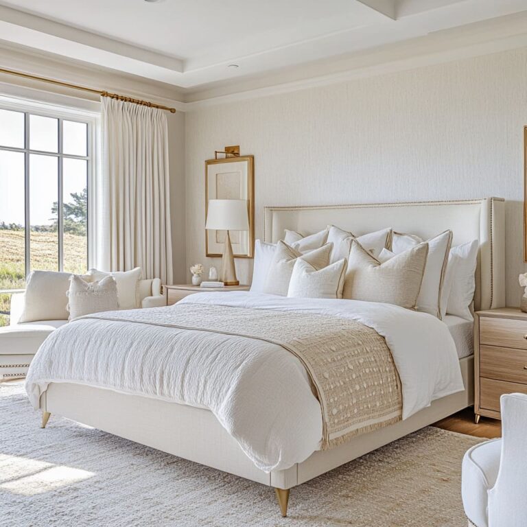 White-and-Gold Bedroom Ideas : Key Design Principles & Tips