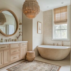 Boho Bathroom Ideas: How to Bring Relaxed Style Into an American Home Bathroom