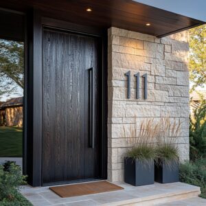 Puertas de Entrada Negras: Diseños Elegantes para Mejorar tu Casa