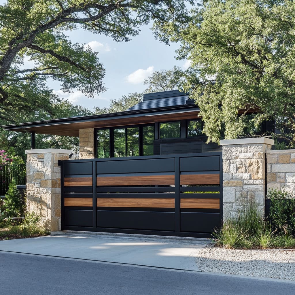 Creative Modern Driveway Gate Designs For Stylish Entrances Creative Modern Driveway Gate Designs For Stylish Entrances