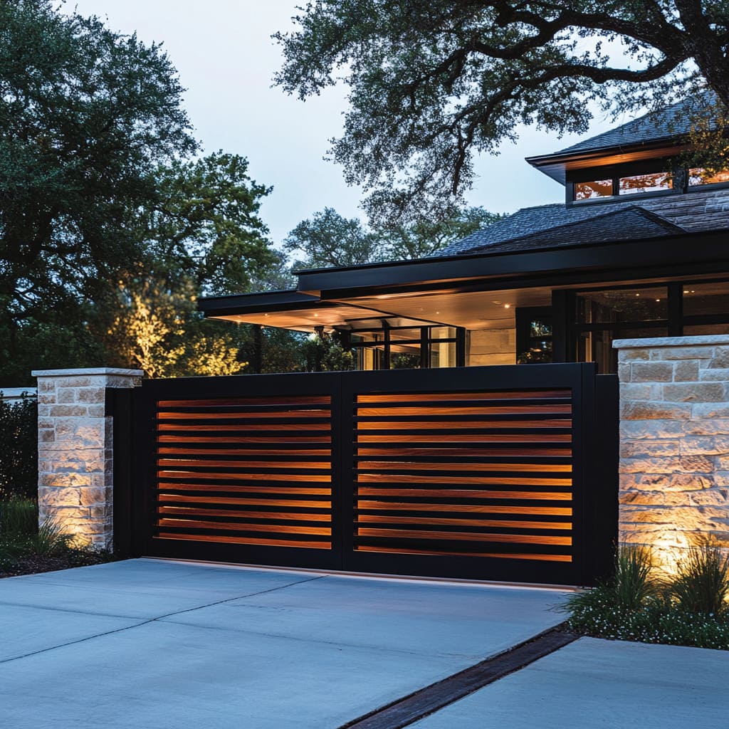 Creative Modern Driveway Gate Designs For Stylish Entrances Creative Modern Driveway Gate Designs For Stylish Entrances