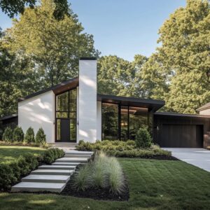 Modern Black-and-White Ranch Homes with Smart Design Details You Might Miss