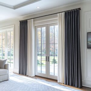 35 Ideas Modernas de Cortinas para Puertas Francesas: Estilos, Telas y Soluciones Prácticas