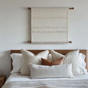 Fresh Decorating Ideas for Above Headboard Walls: Light, Shelves, Frames & More