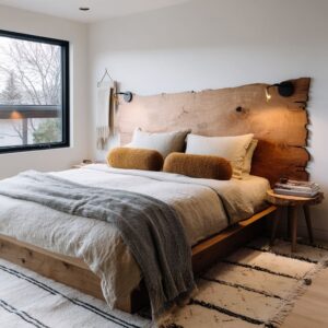 De Correas Textiles a Maderas Orgánicas: Ideas Inspiradoras de Cabeceros Boho Modernos