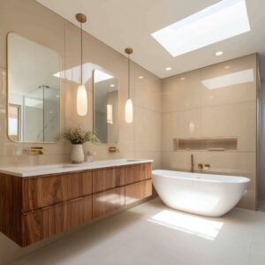 Por Qué los Baños Beige Modernos Se Sienten Más Sofisticados que Nunca