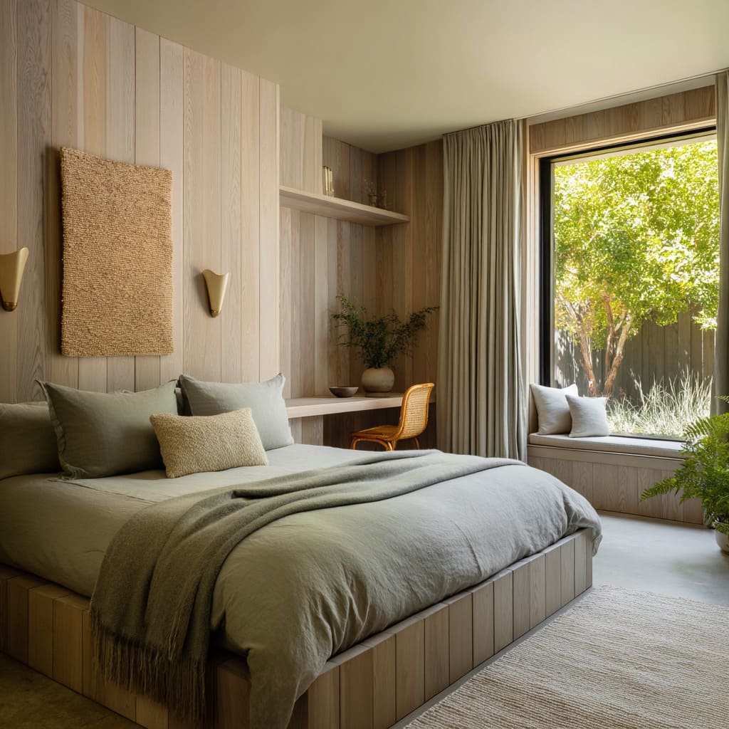 A masterclass in restraint and tone-on-tone softness, this room shows how cottagecore can evolve into something more modern without losing its essen A masterclass in restraint and tone-on-tone softness, this room shows how cottagecore can evolve into something more modern without losing its essen