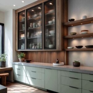 Why Upper Kitchen Cabinets with Glass Doors Shape More Than Storage