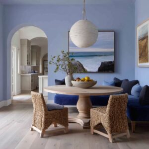 Ideas para Comedores en Azul: Uso Inteligente del Color, Texturas y Acabados