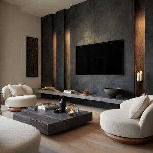 Modern Rustic Living Room Ideas with Luxury Minimalist and Scandinavian Touches