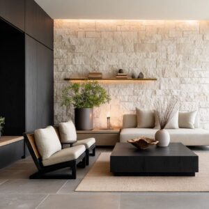 All-White Living Room Design That Works Without Color