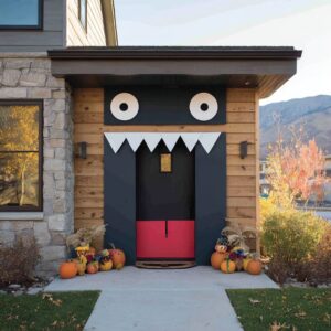 Stylish Halloween Door Decor with a Design-First Approach