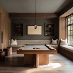 Modern Billiard Room Design Ideas: a Stylish Pool Table Space That Feels Architectural