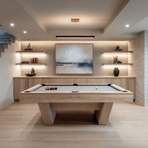 Modern Basement Billiard Room Ideas: Transforming the Game Space into a Stylish Statement