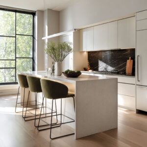 Island Bar Stool Ideas for White Kitchens: Forming a Distinct Look