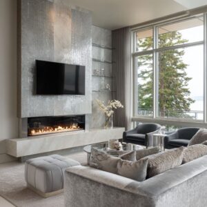 Modern Silver-and-Grey Living Rooms: Composition, Style Logic, and Quiet Drama