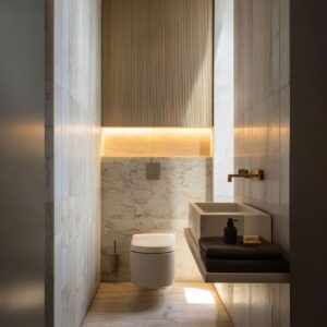 Modern Luxury Downstairs Toilet Ideas: The Tiny Room With Big Intent