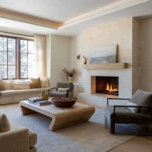 Modern Western Springs Living Room Design Ideas