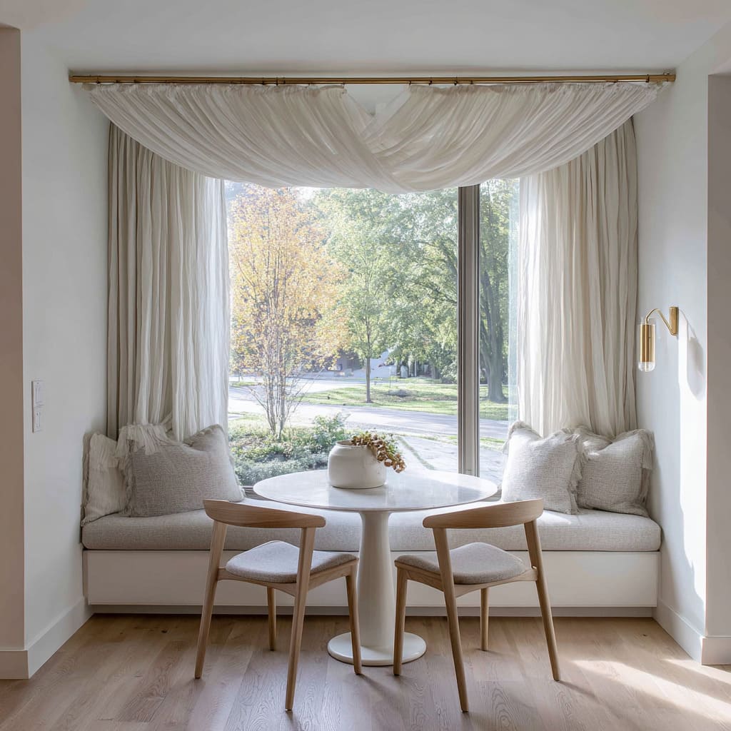 Modern Window Swags: Shape, Mood, and Interior Character