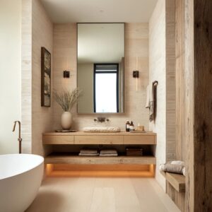 Modern Farmhouse Bathrooms: Interior Design Strategies and Ideas