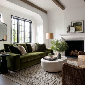 Why Green Sofas Fail: Green Couch Living Room Ideas That Fix It With Wall Color + Edges + Texture