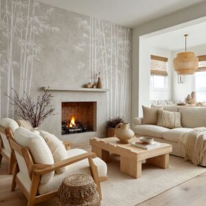 Simple Wall Murals Around Fireplaces: How to Build a Finished Look