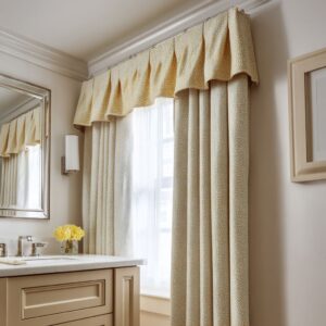 Designing the Upper Wall: Bathroom Valance Design Ideas for Style
