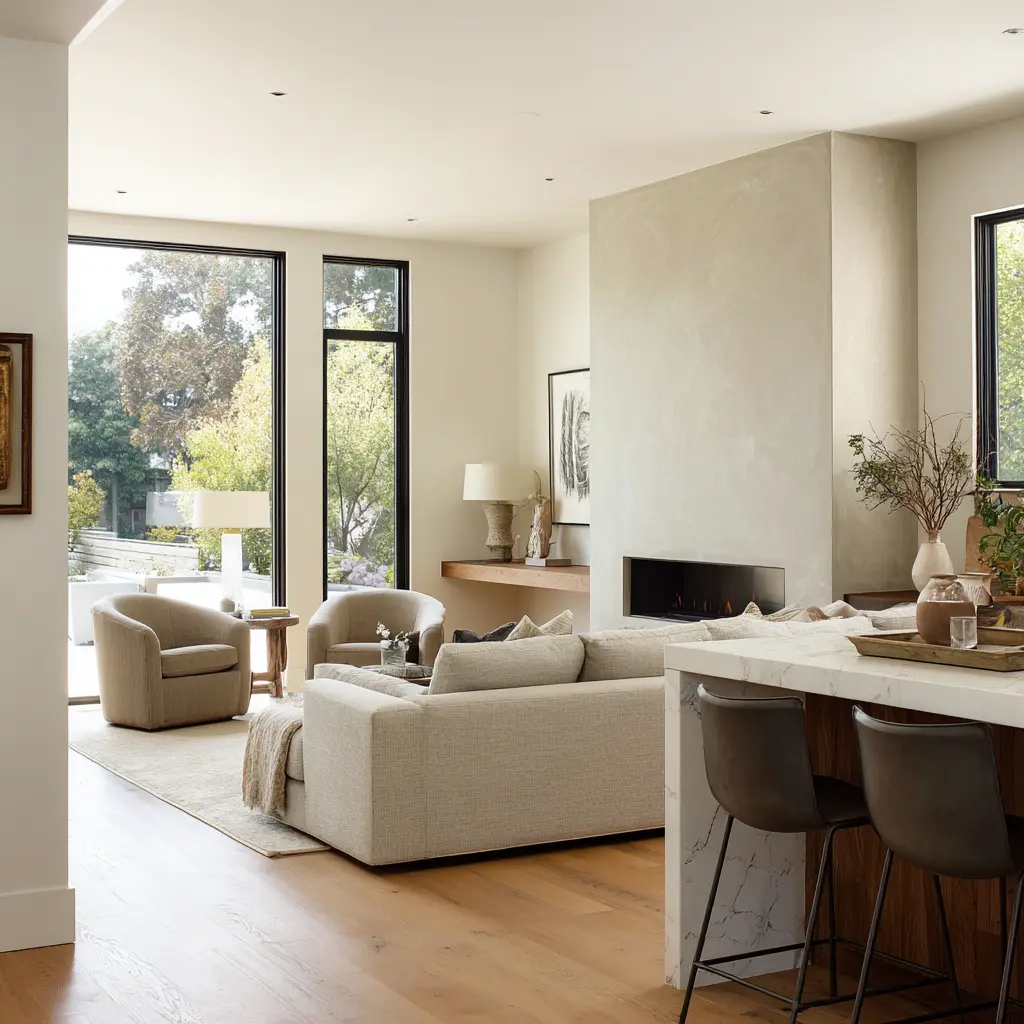 Modern keeping room design is built around spatial flow, and its greatest strength is how it creates a dedicated resting zone within a long, open-plan arrangement. Modern keeping room design is built around spatial flow, and its greatest strength is how it creates a dedicated resting zone within a long, open-plan arrangement.