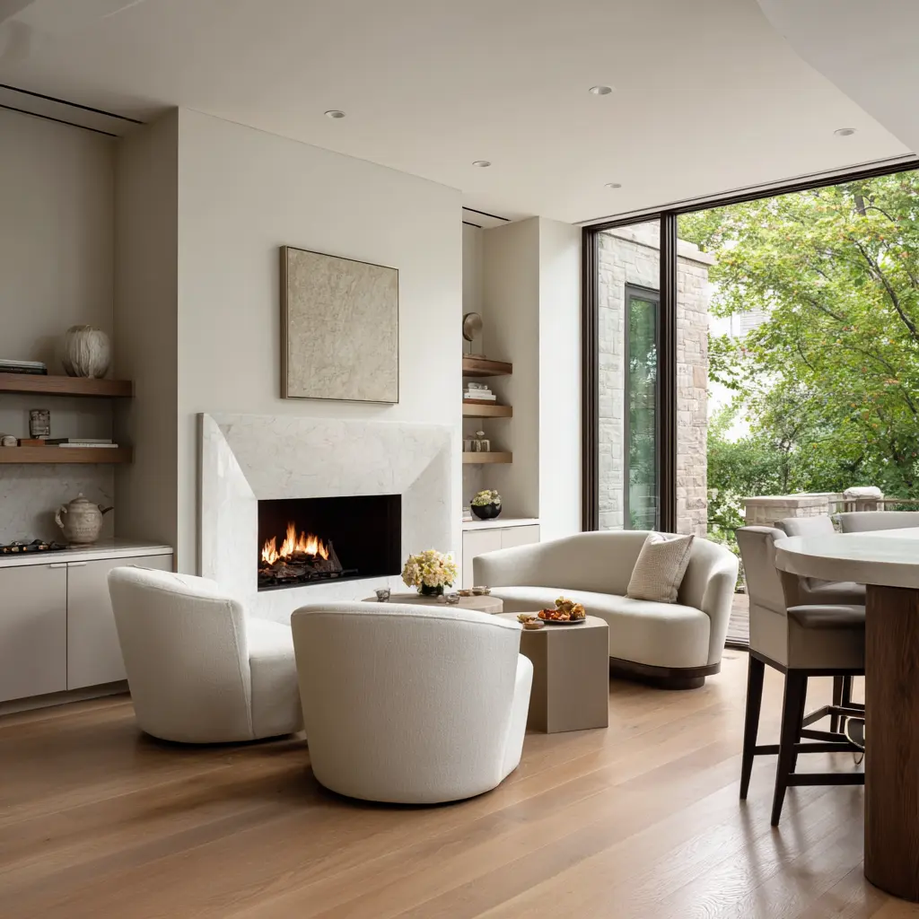 The keeping room design challenge in larger open-plan homes solved when the surrounding architecture is expansive, the seating area can lose its sense of closeness. The keeping room design challenge in larger open-plan homes solved when the surrounding architecture is expansive, the seating area can lose its sense of closeness.